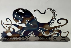 Pacific Octopus Standing, Custom Finish