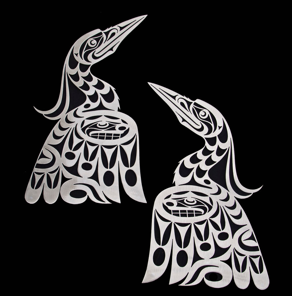 Heron, Set of 2 (Right and Left)