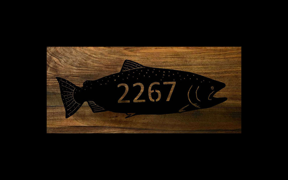 Chinook Salmon, Address Sign